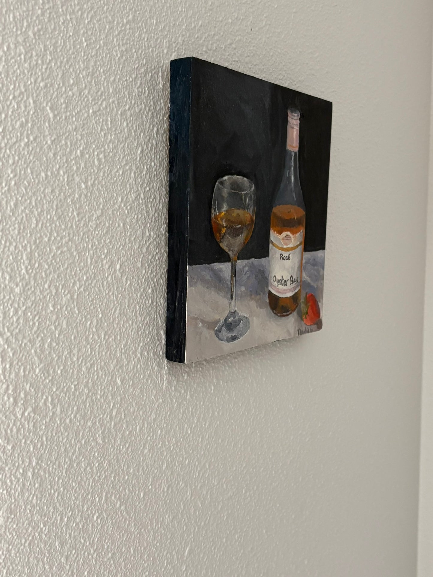 Wine Bottle & Wine Glass