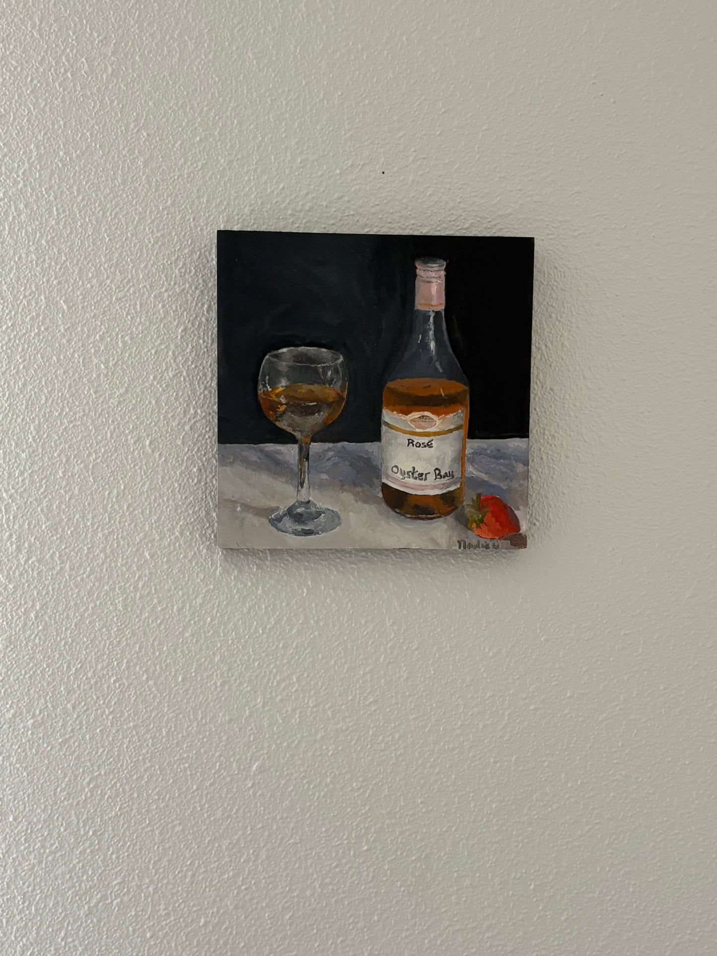 Wine Bottle & Wine Glass